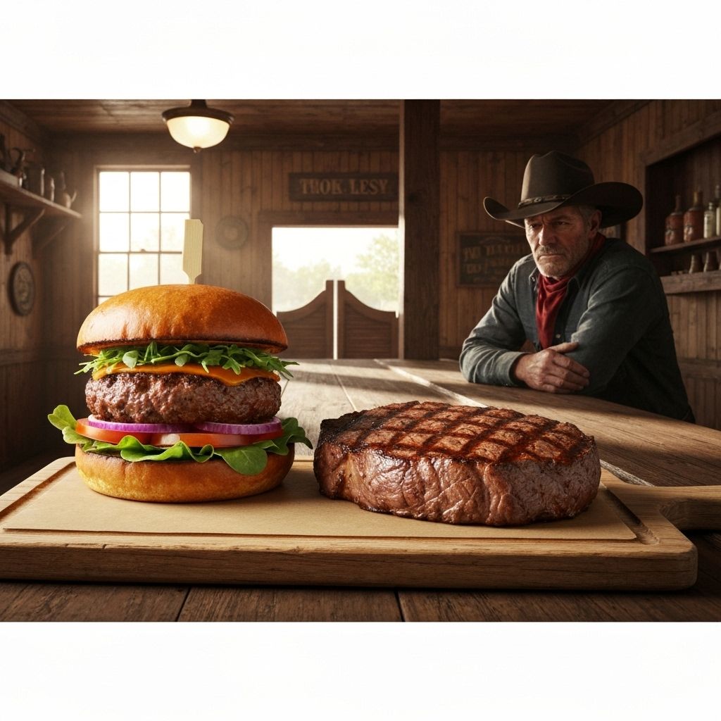 Juicy burgers and steaks at Cowboy Bali